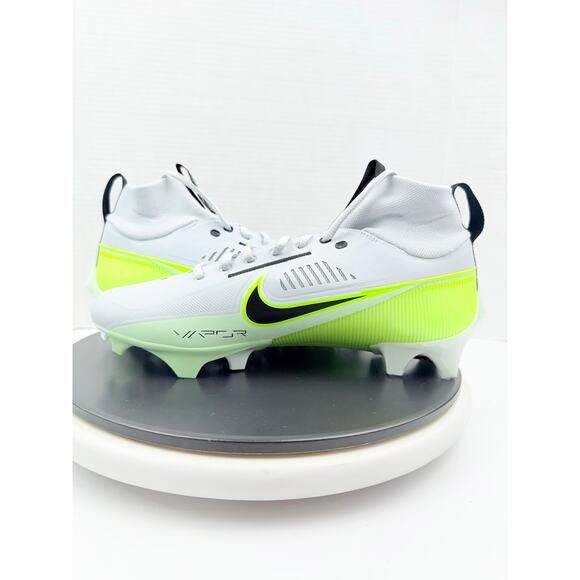 Nike Vapor Edge Pro 360 2 Mens Sz 10.5 Football Cleats Platinum Green DA5456-004 - Picture 6 of 9